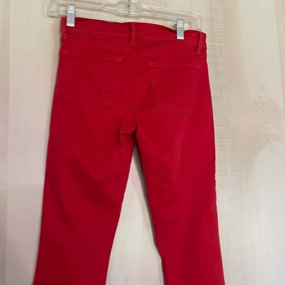 J Brand red skinny crop jeans, size 25 - Picture 10 of 15
